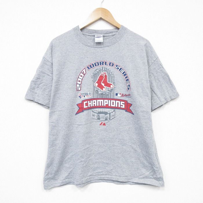 XL/古着 半袖 ビンテージ Tシャツ メンズ 00s MLB ボストンレッド