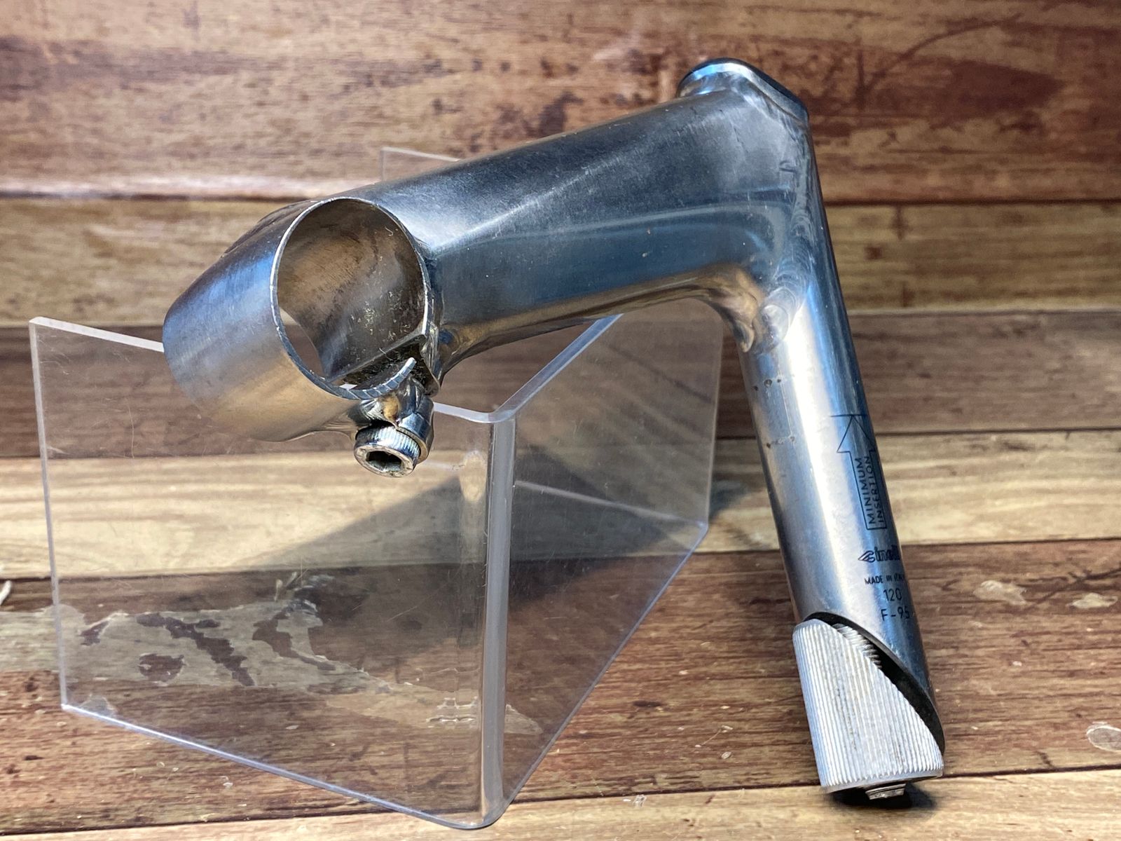 y*n様 チタンステム チネリグランモ90mm 中古品 1インチスレッド旧車に