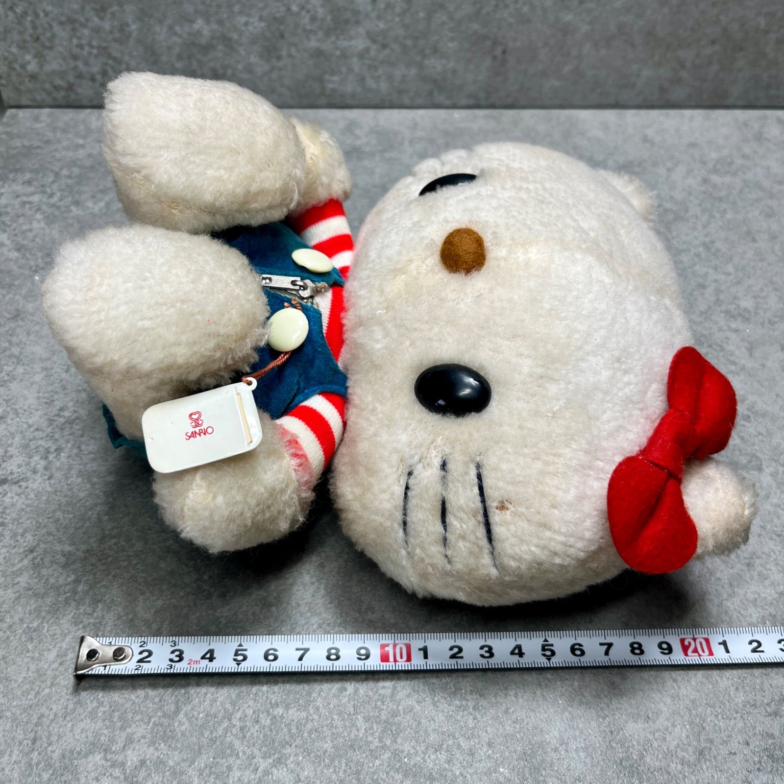 激レア 希少 ハローキティ ぬいぐるみ 昭和レトロ 70年代 初期 当時物