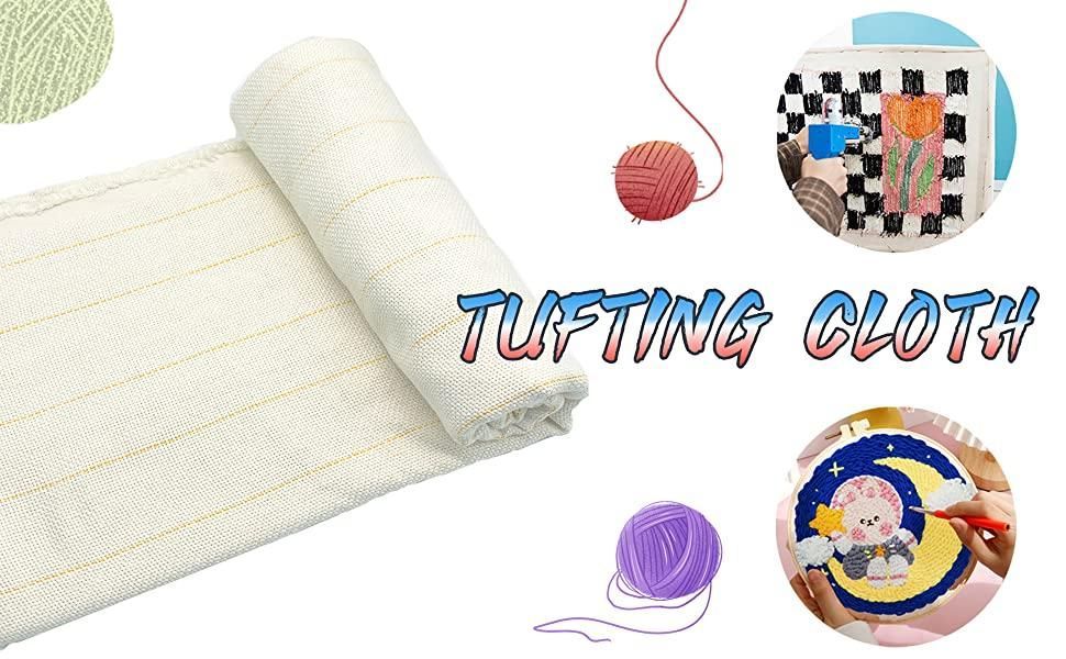 匿名配送】タフティングクロス（タフティングラグ用基布） 1m✕1m