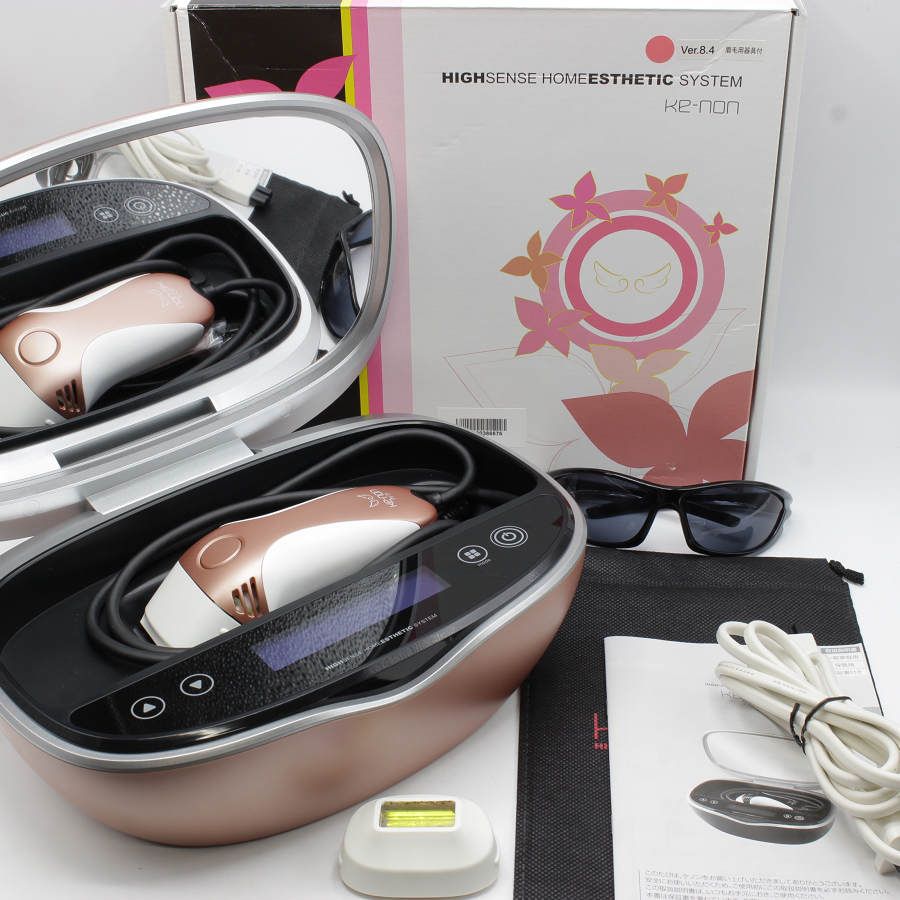 ケノン除毛器ver.8.4 ➁ ver.8.4 ケノン 脱毛器 美顔器 パールホワイト