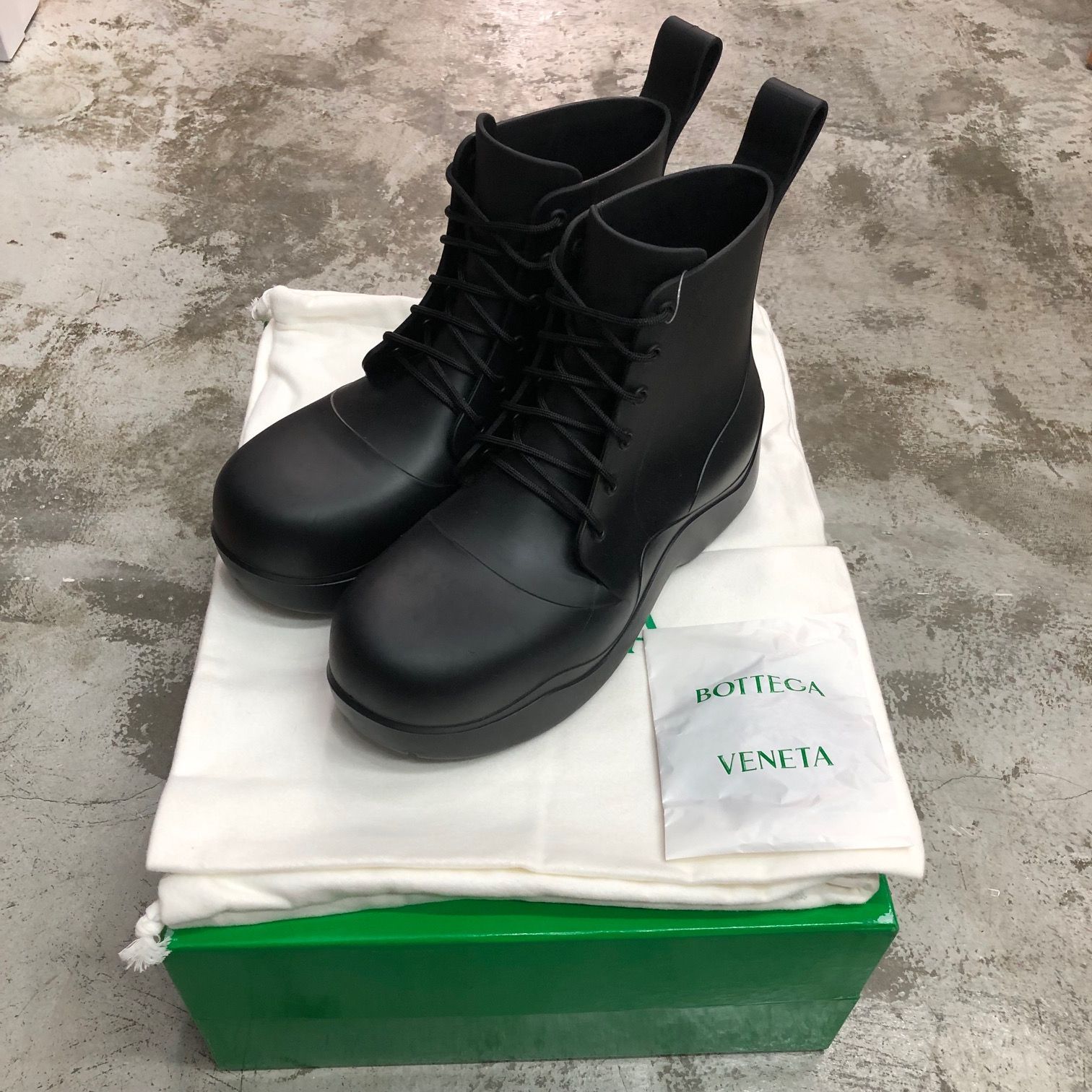 パドルレースアップアンクルブーツ39