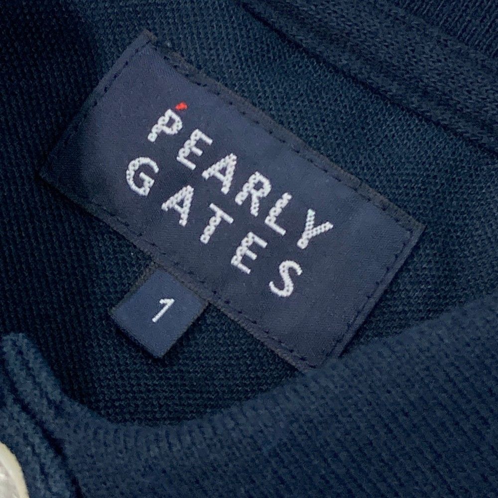 サイズ：1 PEARLY GATES パーリーゲイツ 半袖ポロシャツ ネイビー系