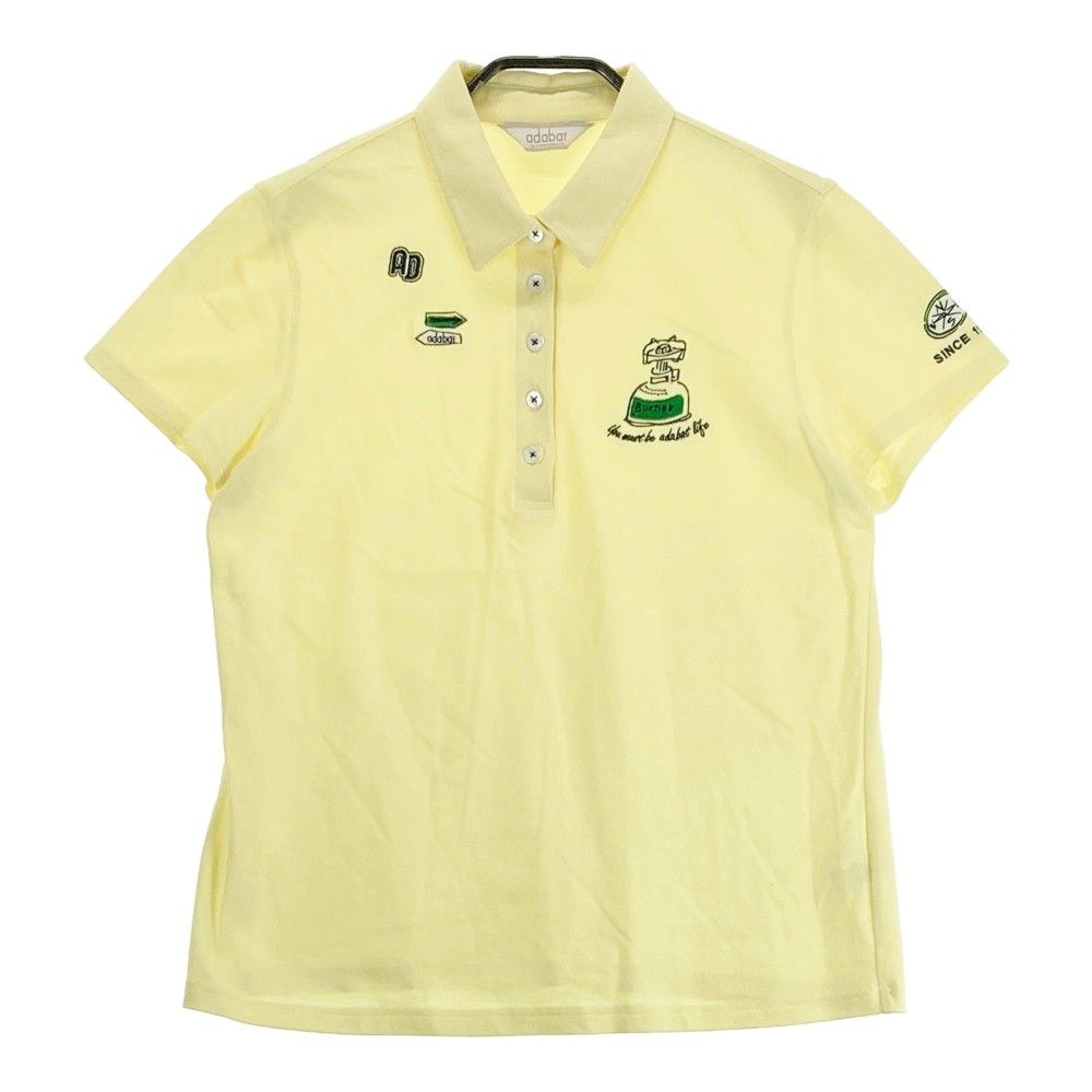 サイズ：40 アダバッド ゴルフシャツ イエロー サイズ40 ADABAT