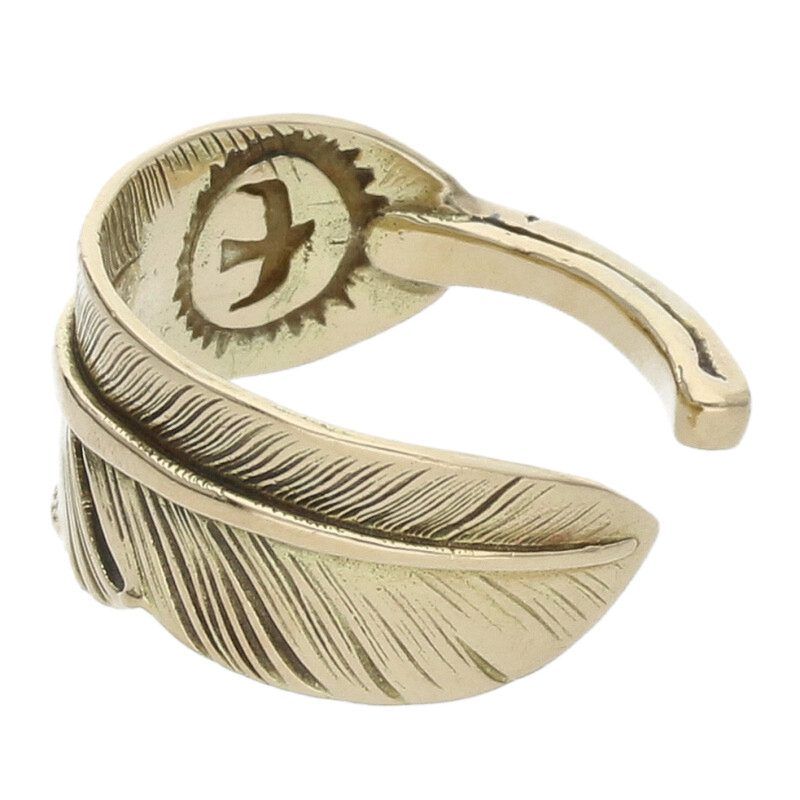 ゴローズ 全金フェザーピンキー リング メンズ 7号 - メルカリ