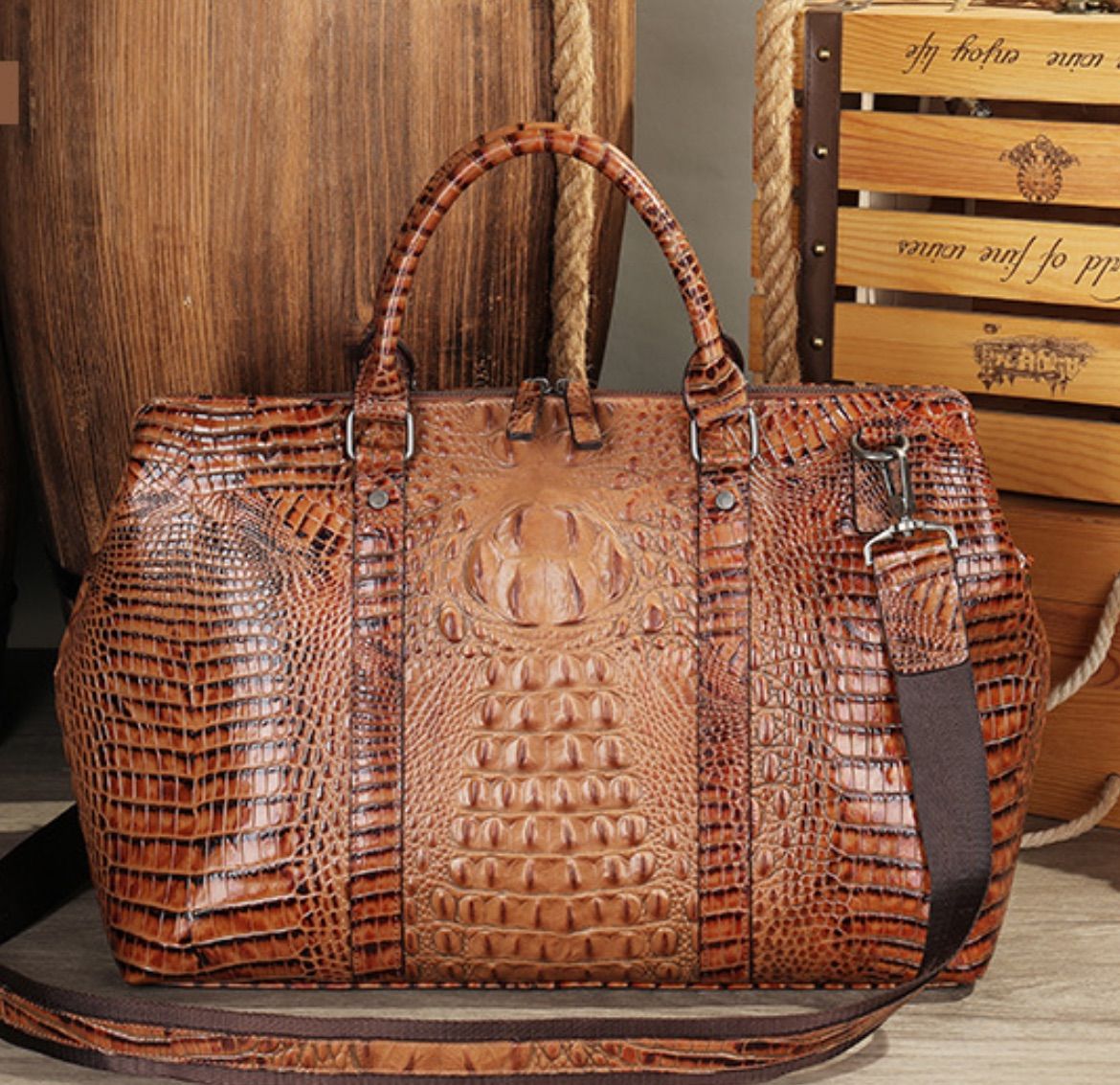 ショルダーバッグ 牛革 クロコダイル風 革製品 メンズ カバン 鞄