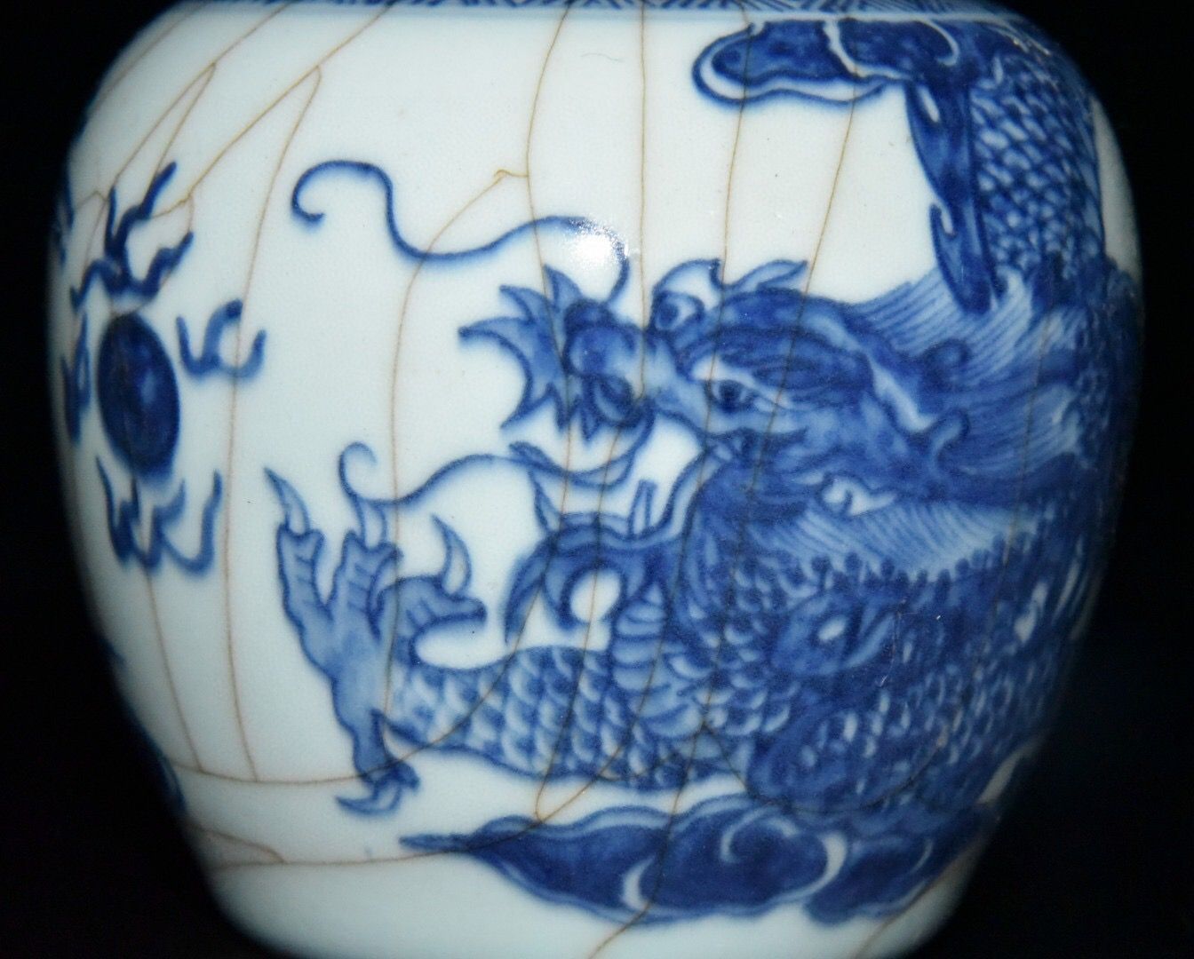 旧家蔵出 時代物 置物 清国時代 大型 青花瓷 お皿 旧家蔵出 清国時代