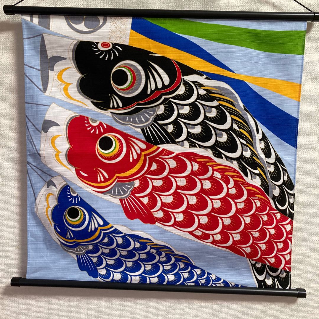 型染タペストリー40・ほたる 京都くろちく くろちく タペストリー