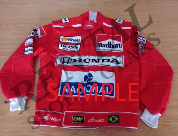 新品 アイルトン・セナ F1 カートレーシングジャケット オーダーメイド