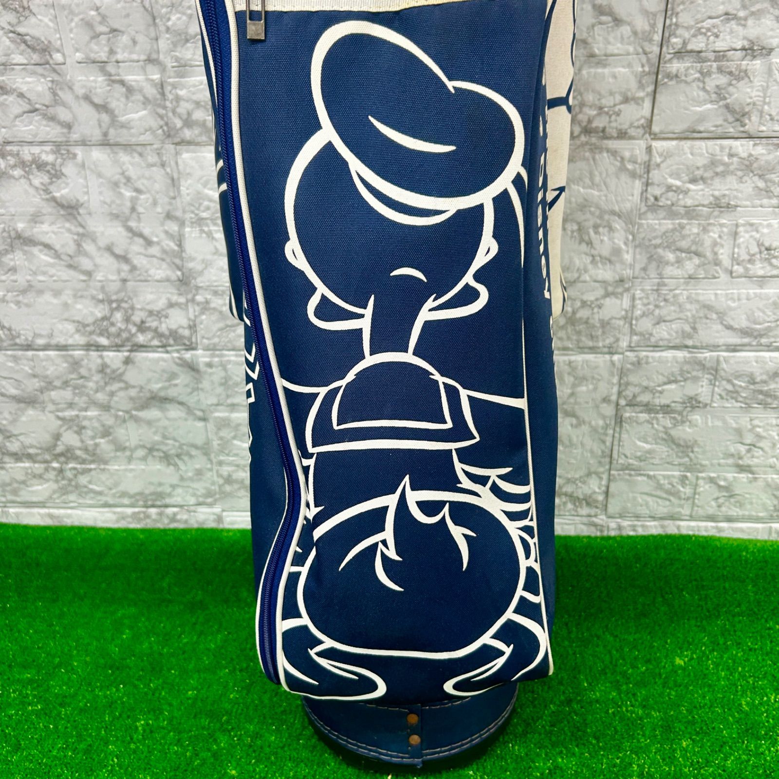 ドナルドダック キャディバッグ ネイビー 希少】DISNEY SPORTS