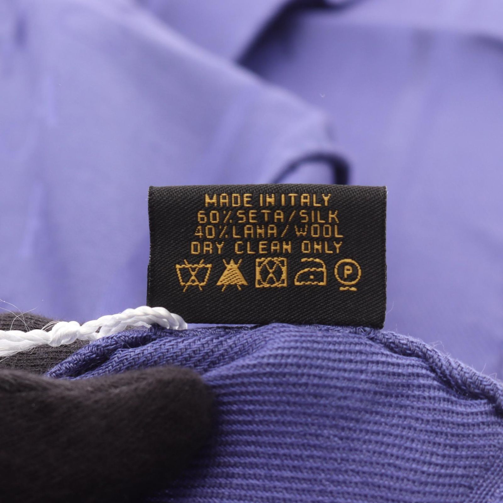 ブルガリ BVLGARI ストール ロゴマニア ネイビー シルク ウール