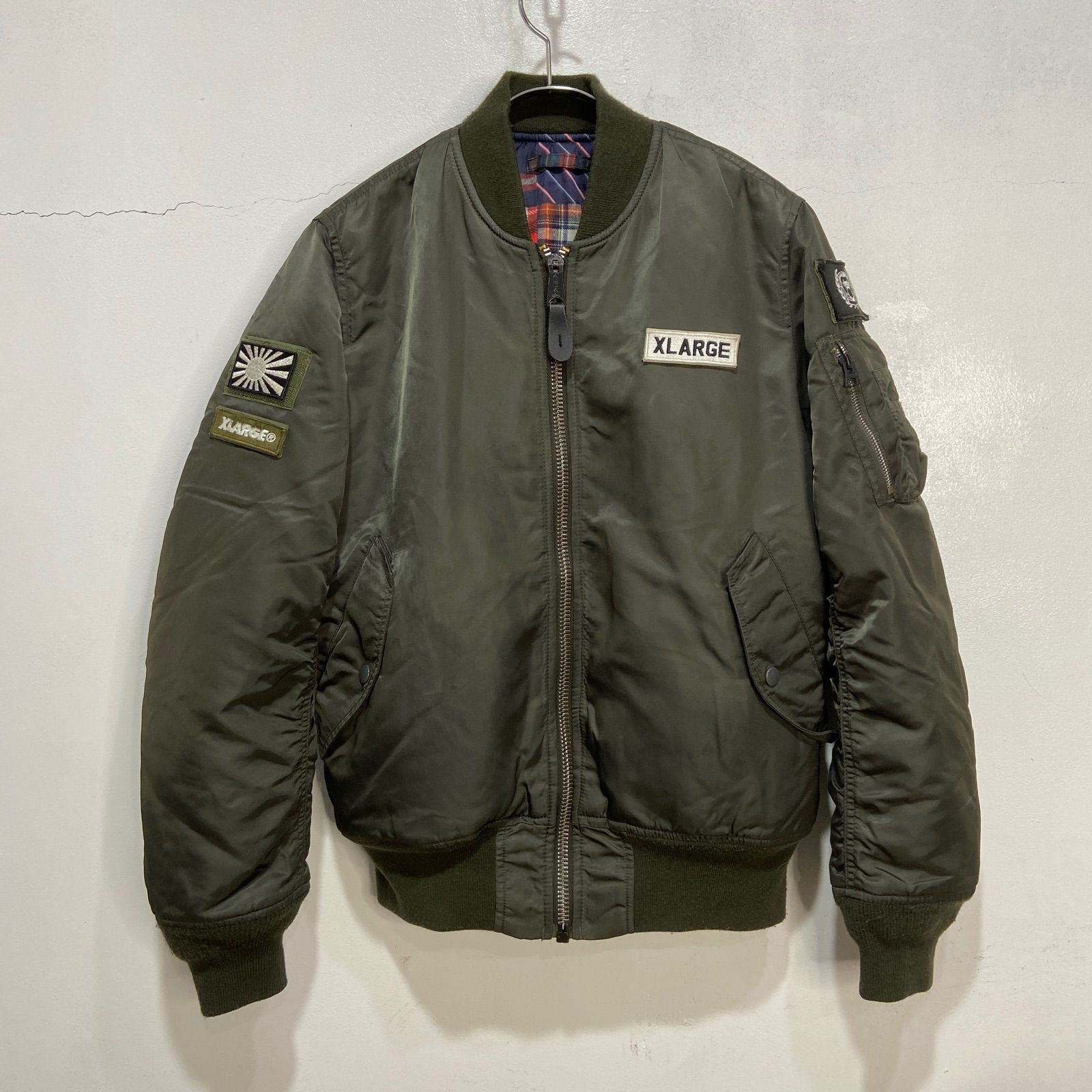 Stussy Stussy オリーブグリーン ジャケット Mサイズ MA-1 フライト