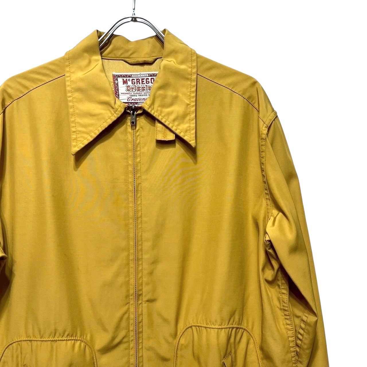 60s ビンテージ McGregor ドリズラー ジャケット 38 マスタード USA製