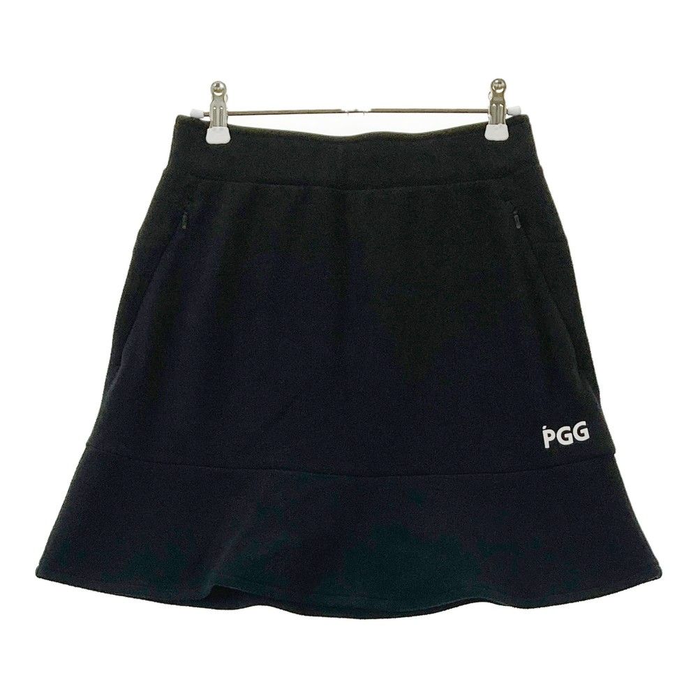 パーリーゲイツPGG N yトビーストレッチブラックプリーツ仕様スカート