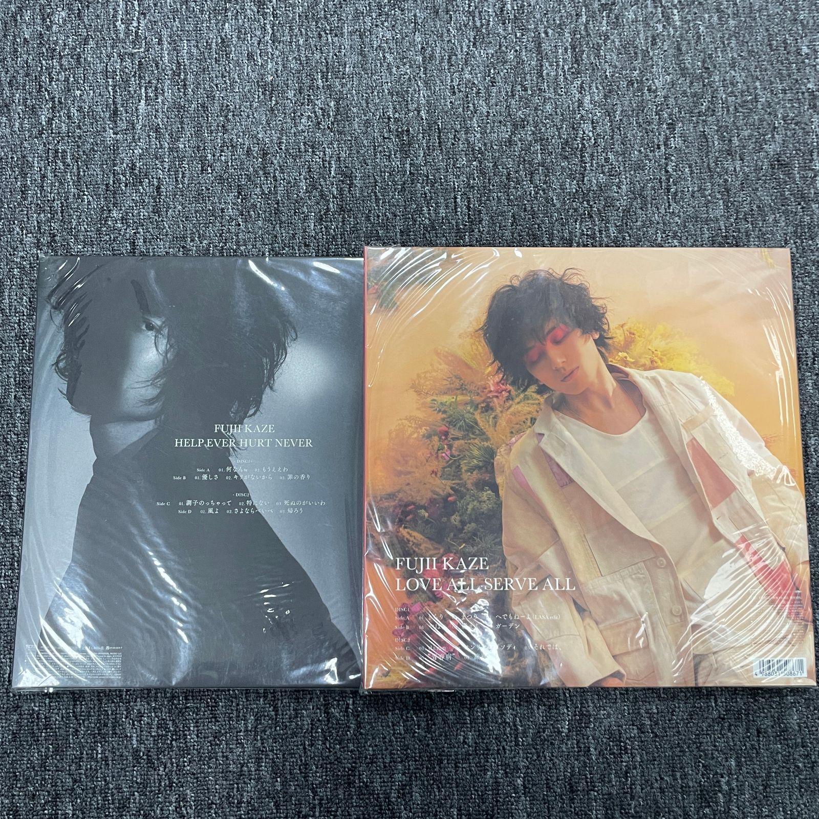 藤井風 HELP EVER HURT NEVER+ LOVE ALL SERVE ALL レコード セット