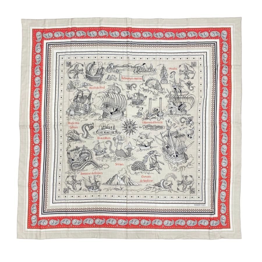 HERMES カレジェアン 《シュヴォー・デシェネ》 カレ 90 《シュヴォー