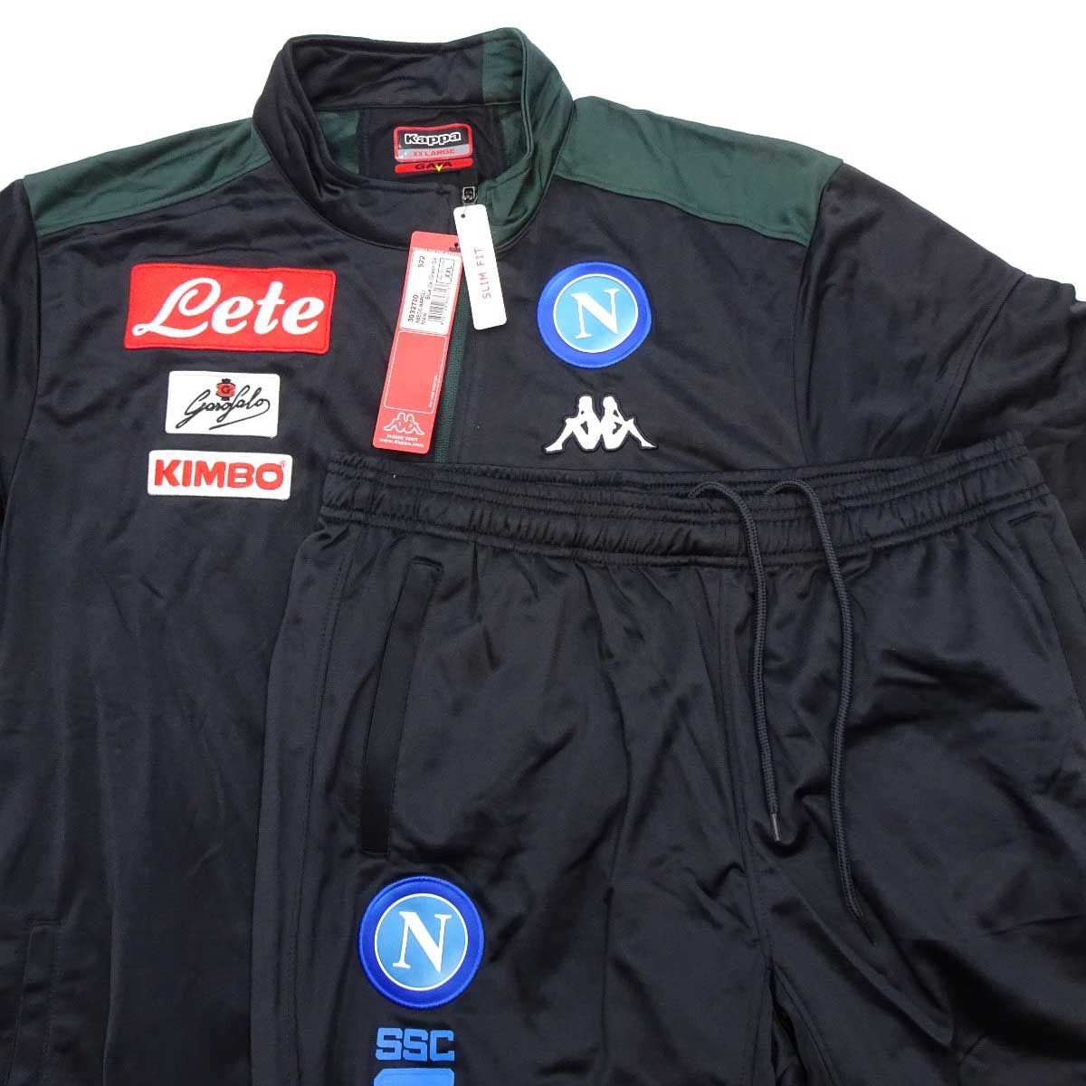 未使用】カッパ SSCナポリ 18-19 フルジップ トラックスーツ 上下 2XL