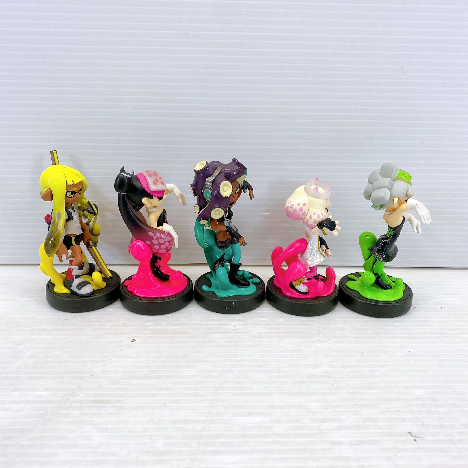 ◇amiibo アミーボ スプラトゥーン 5点 セット 中古品 初期化済み