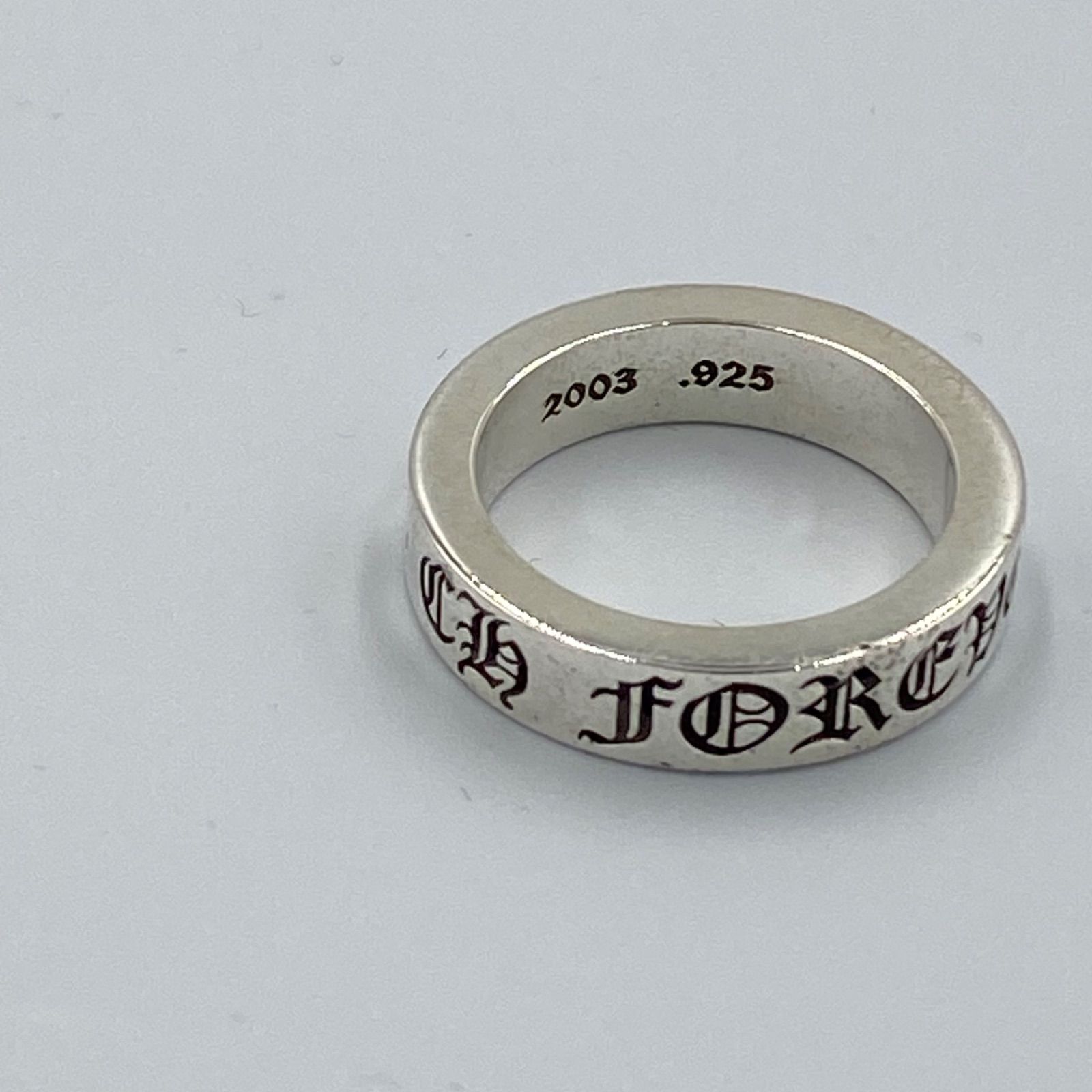 新品未使用 クロムハーツ CHROME HEARTS FOREVER リング 2003 シルバー