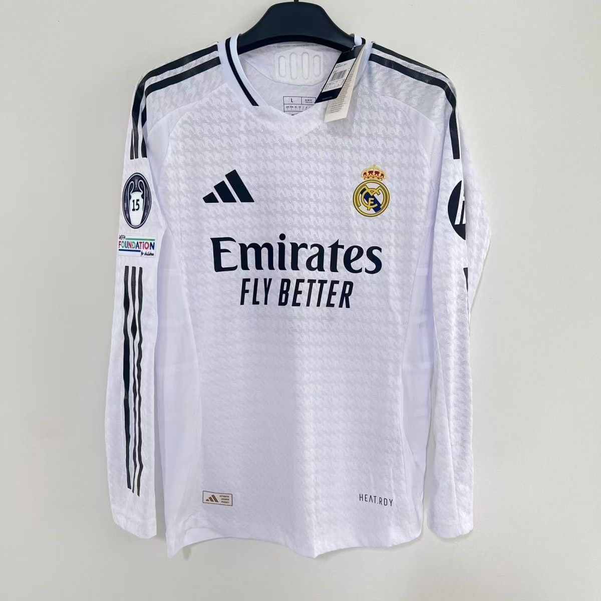 24/25 レアル・マドリード アウェイ 5番 ベリンガム 長袖 ユニフォーム