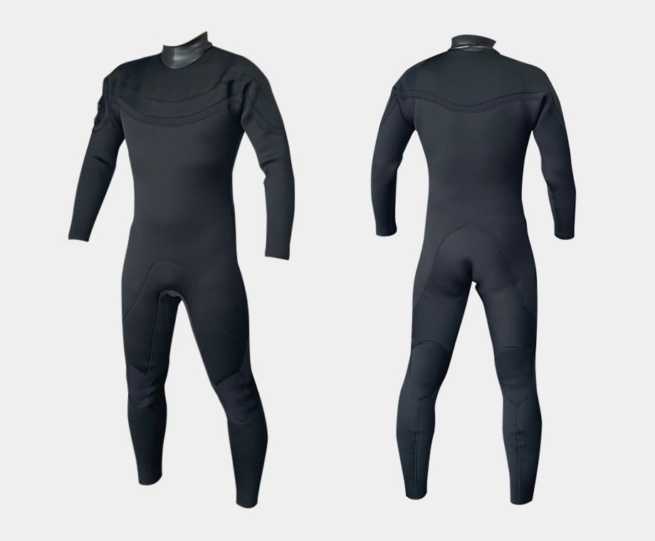 セミドライ XLサイズ 5×3mm ウェットスーツ メンズ ロングチェスト