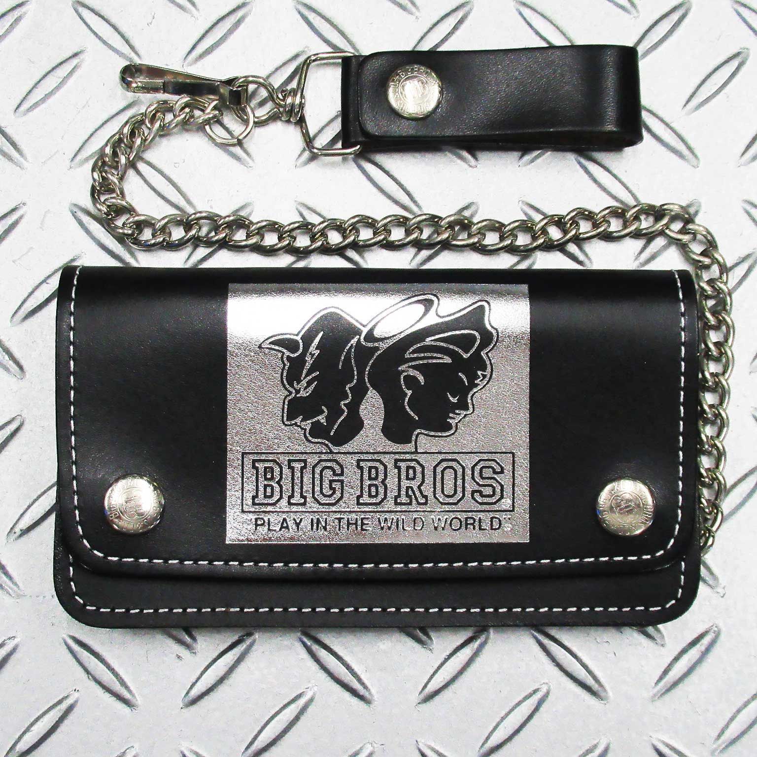 原宿 BIG BROS ビッグブロス 本革 レザー トラッカーウォレット