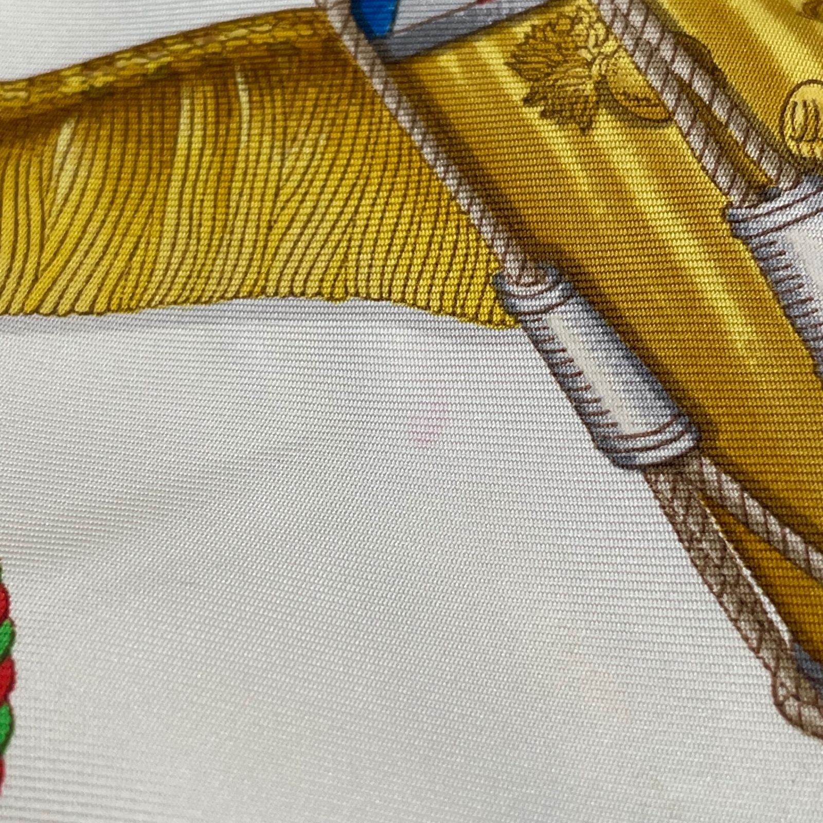 HERMES エルメス カレ90 LES TAMBOURS タンブールの太鼓 シルク