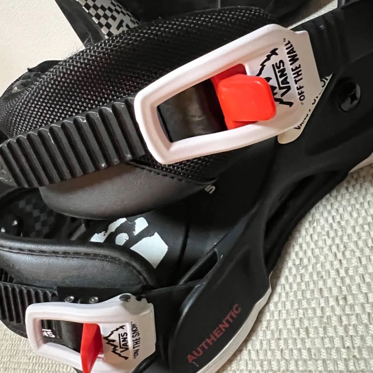 UNION BINDING VANS 20TH WHITE BLACK RED ユニオン バインディング