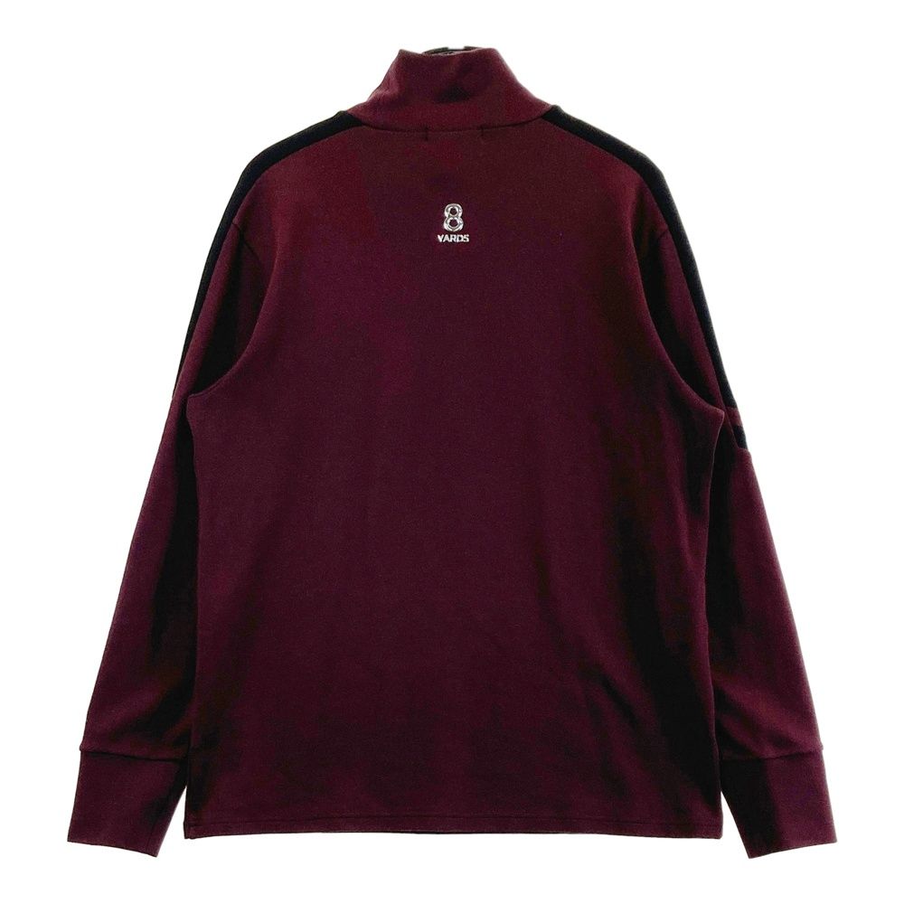 サイズ：2XL 8YARDS ハチヤーズ ハイネック長袖Tシャツ レッド系