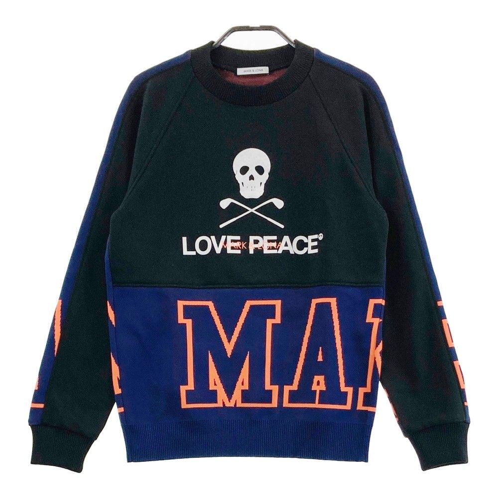 MARK & LONA LOVE PEACE セーター Mサイズ MARK & LONA LOVE PEACE