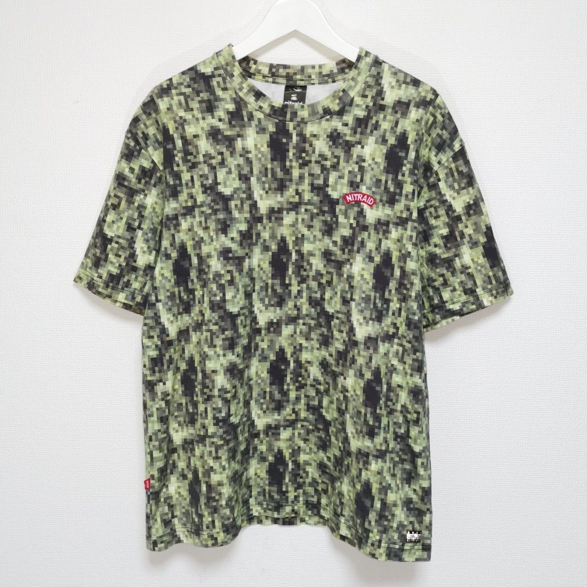 L ナイトレイド NITRAID リアルウィード Tシャツ モザイク 総柄 - メルカリ