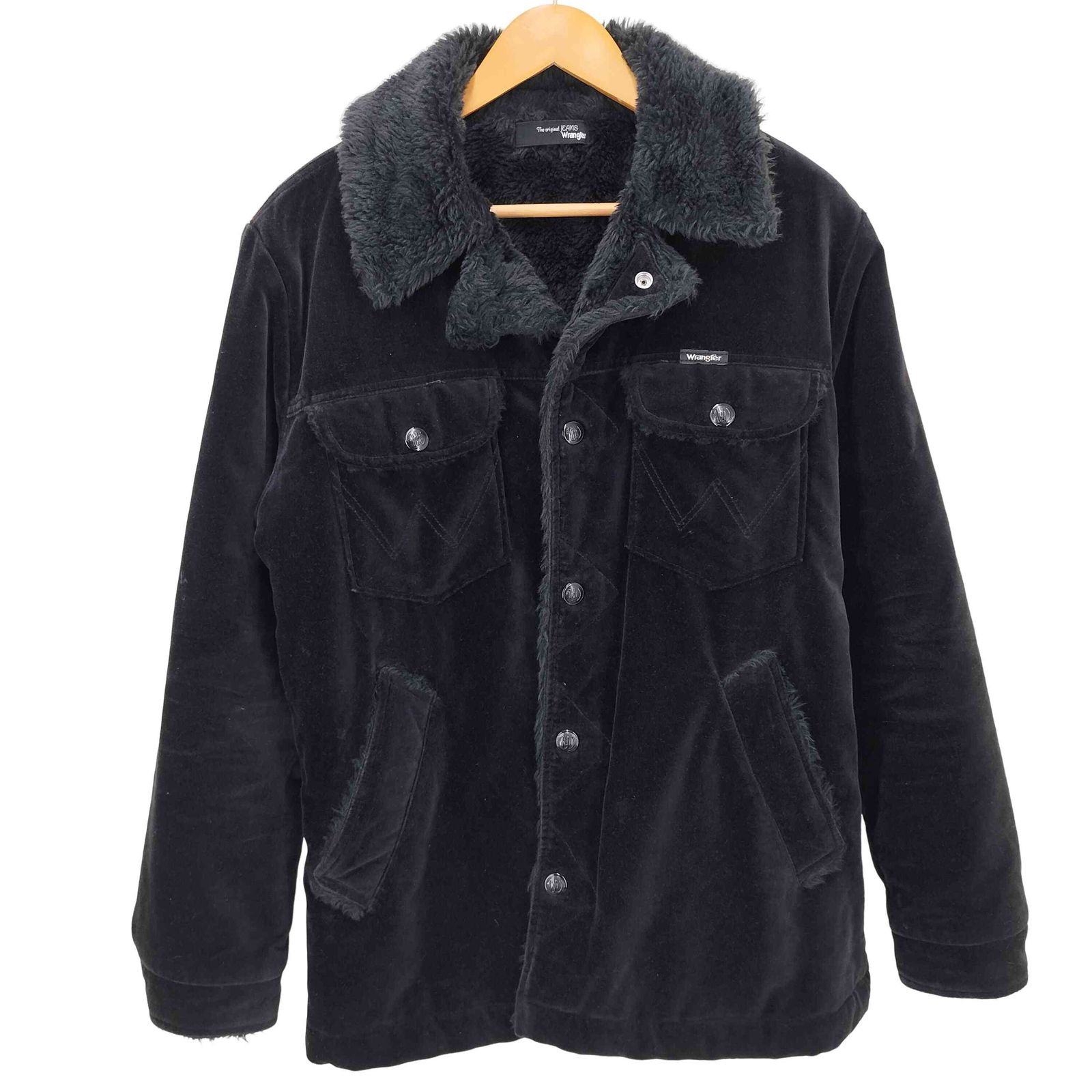 70s復刻モデルWrangler ラングラー ベロア ボアジャケット L ベロア