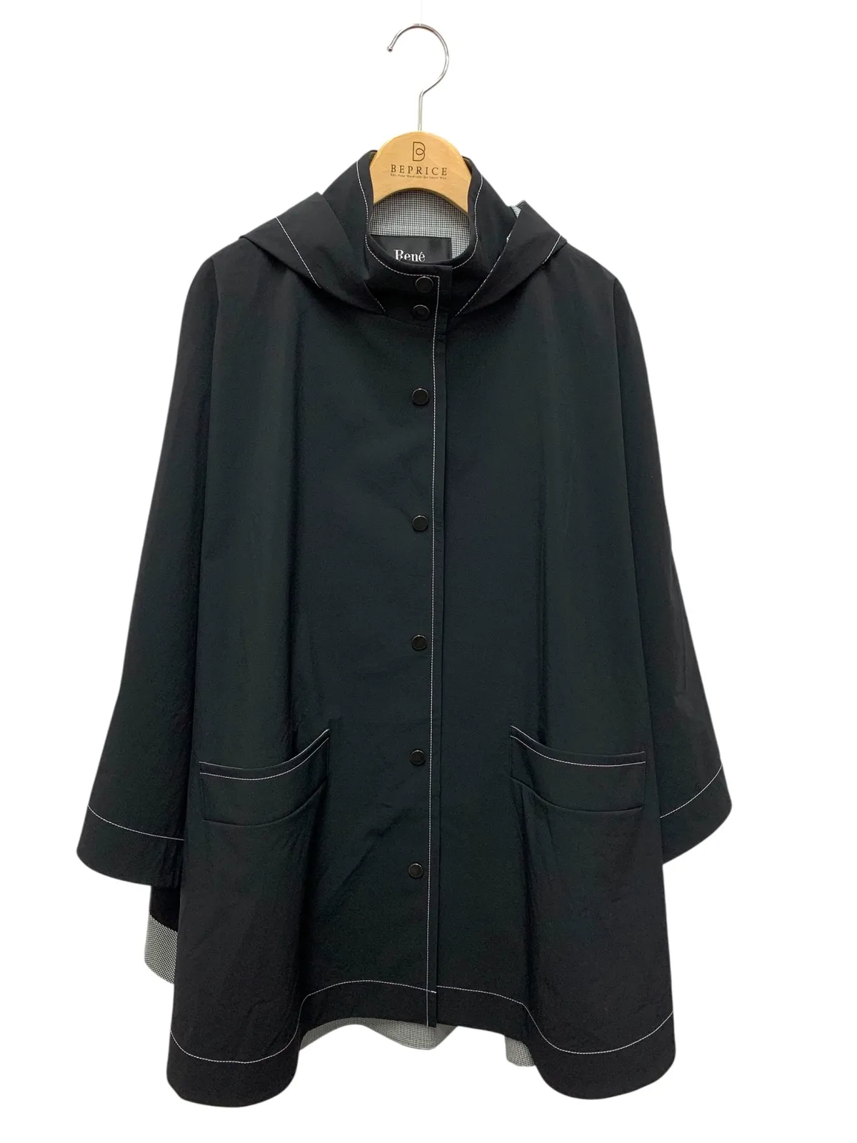 新品❤︎特価】ルネ René フード付ロングカーデ ポンチョ コート