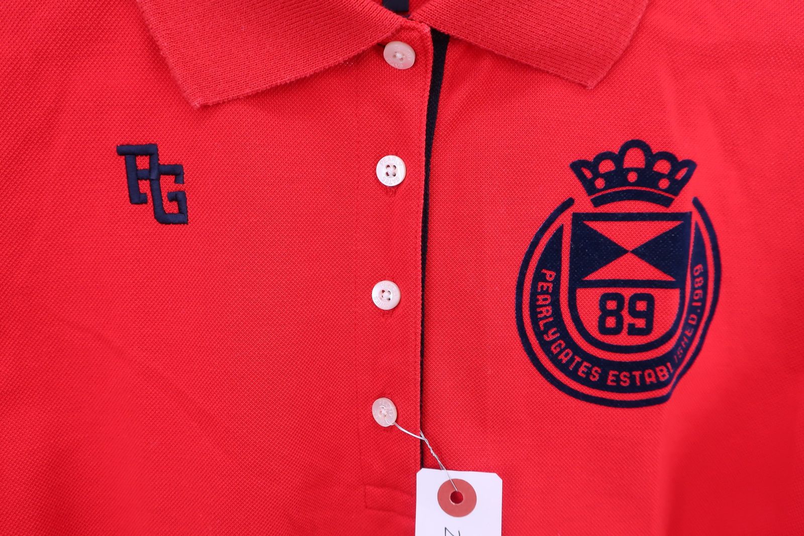 PEARLY GATES(パーリーゲイツ) ポロシャツ 赤 レディース 1 055