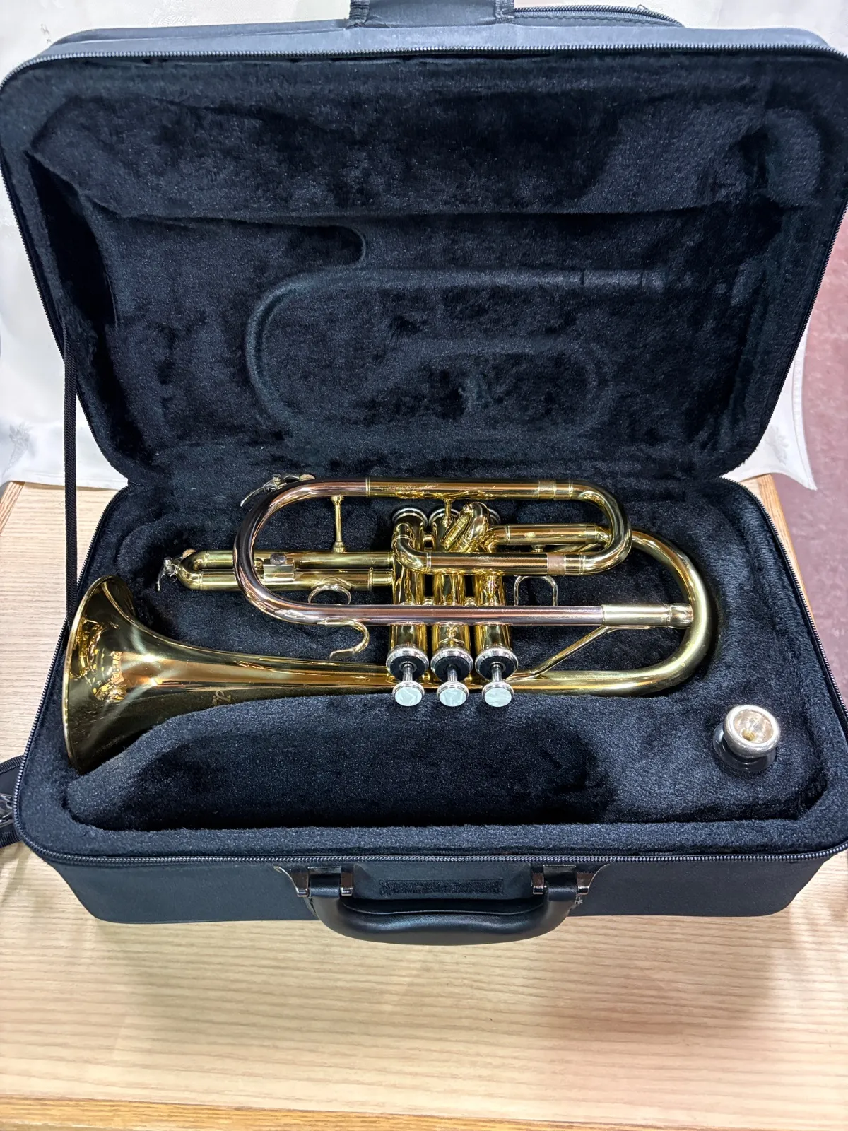 J.Michael 青 ポケットトランペット 本体 ケース付き J.Michael 青