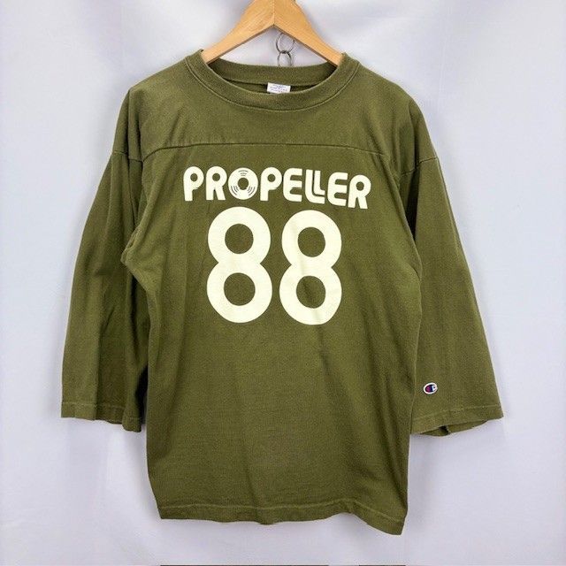 Champion PROPELLER フットボールTシャツ 7分袖 サイズⅬ MADE IN USA