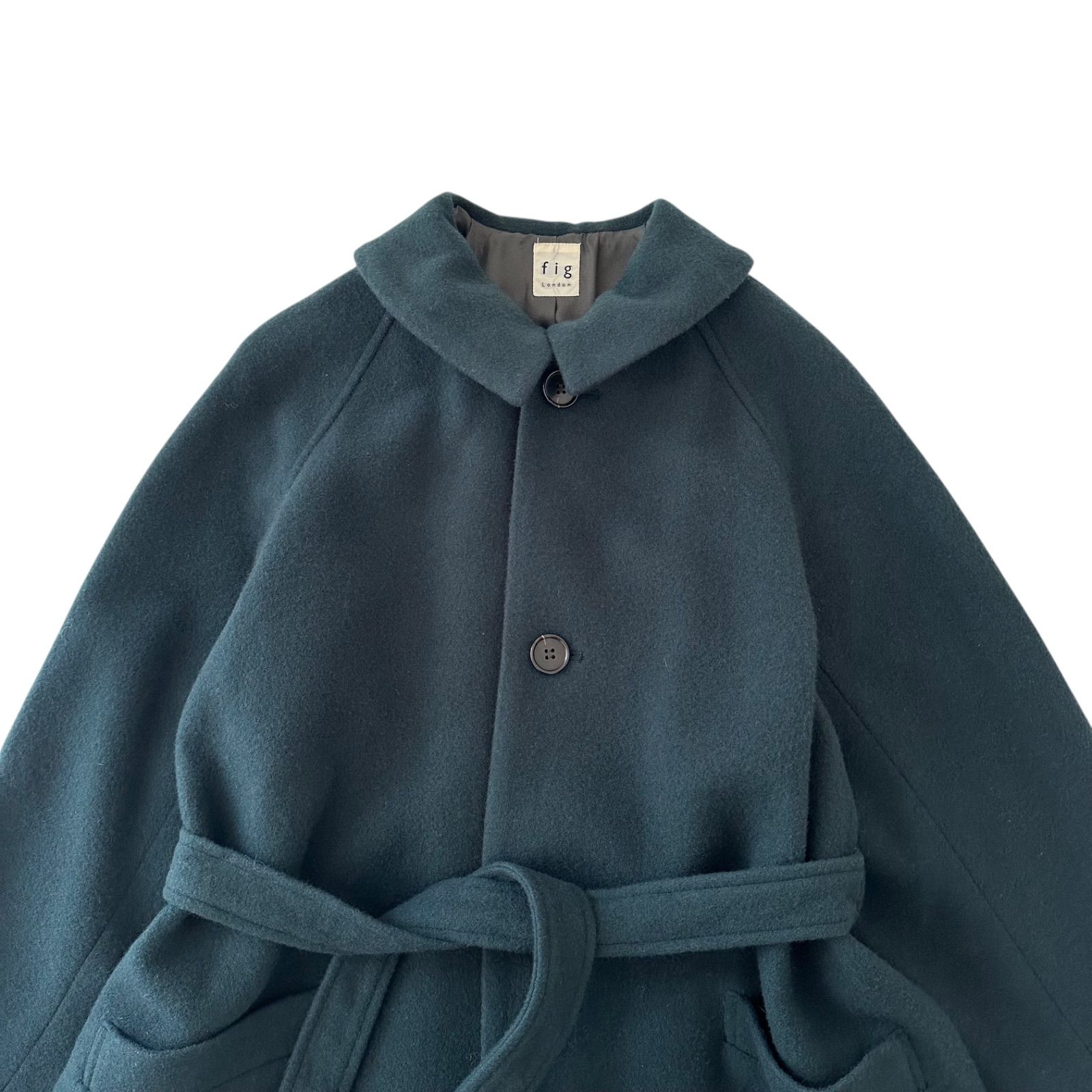 fig London フィグロンドン エアリアルパイル Phebeコート ステン