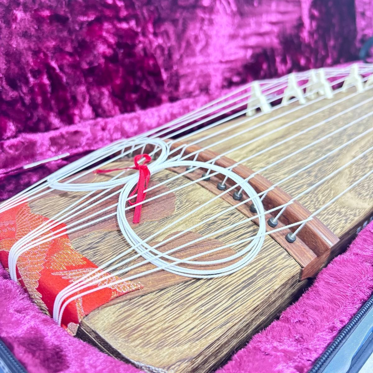 ゼンオン 文化琴 ケース付き ① .: ゼンオン 文化箏 羽衣