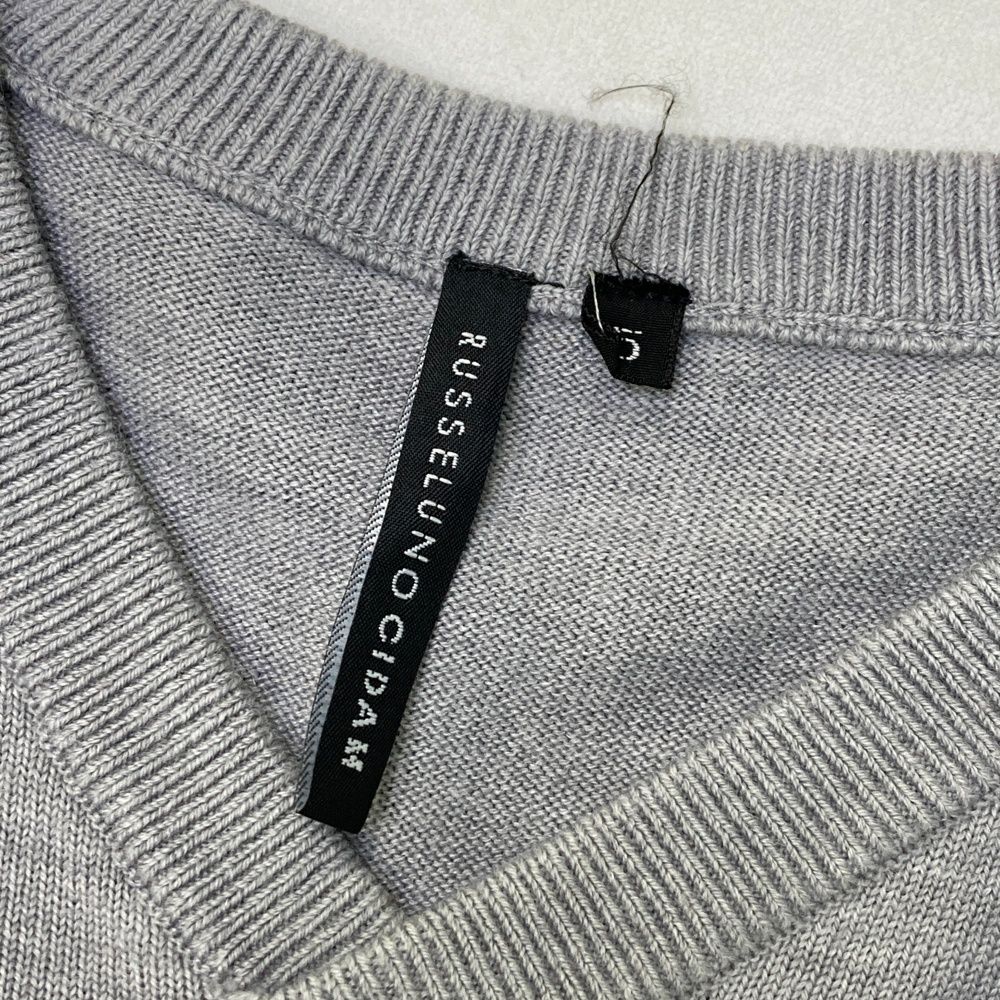 RUSSELUNO CIDAM トレーナー アイボリー×グレー サイズ5 RUSSELUNO