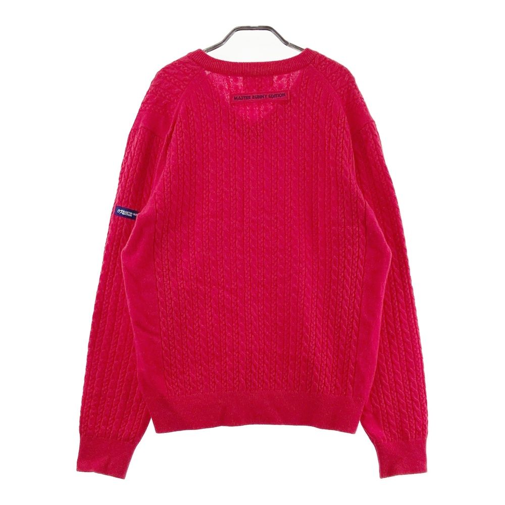 MASTER BUNNY EDITION セーター サイズ5 レッド MASTER BUNNY EDITION