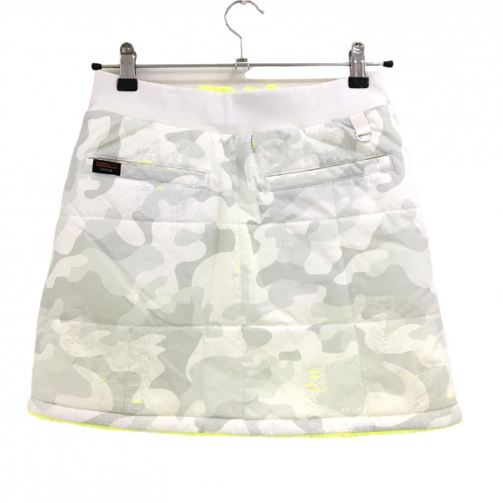 超美品】ニューバランスゴルフ 中綿リバーシブルスカート 白×グレー