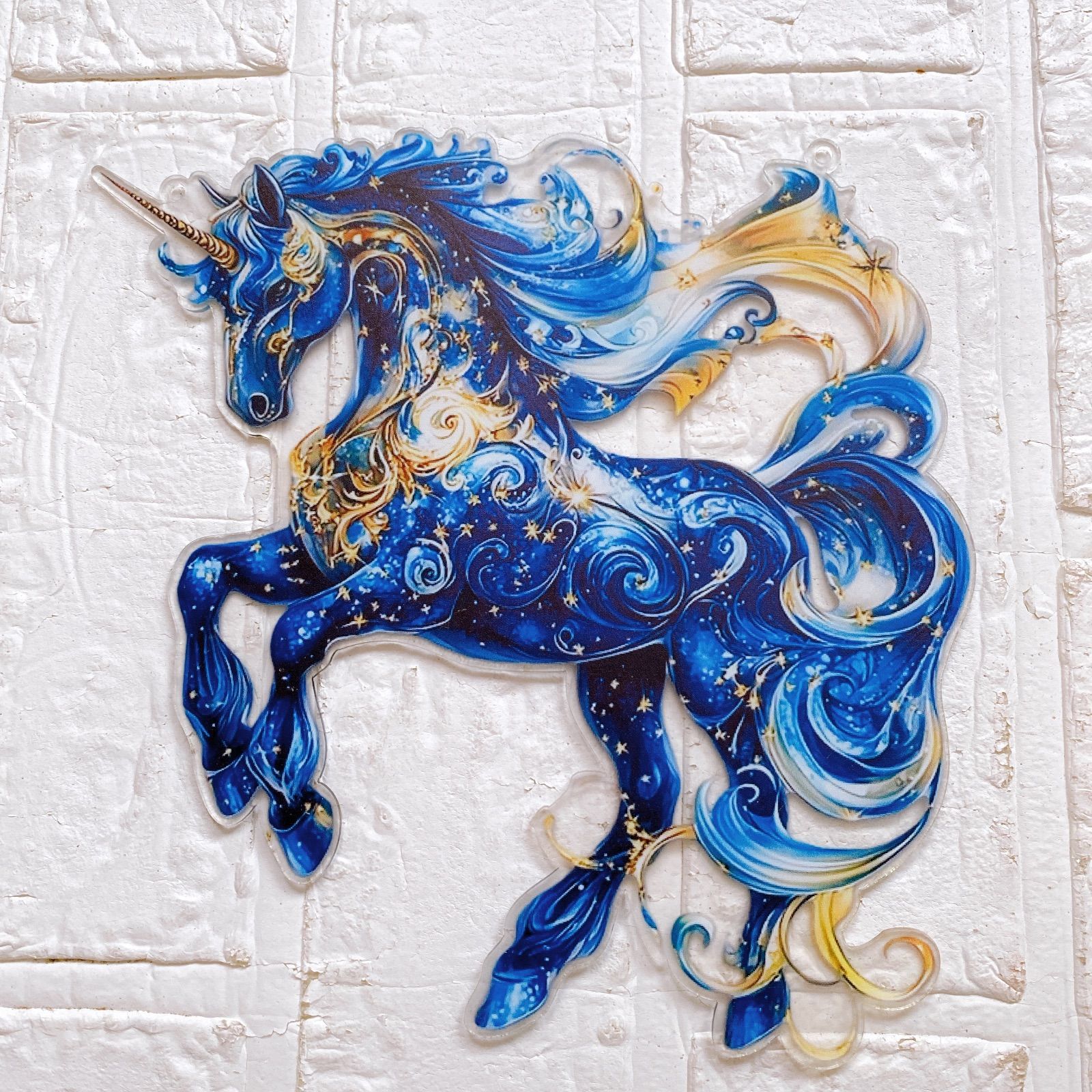 ○うま年 お正月 ユニコーン 80s グラスマスターズ社 ステンド