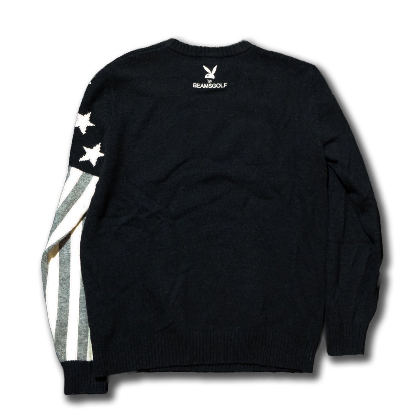 PLAYBOY×BEAMS GOLF クルーネック ニットセーター Lサイズ カットソー