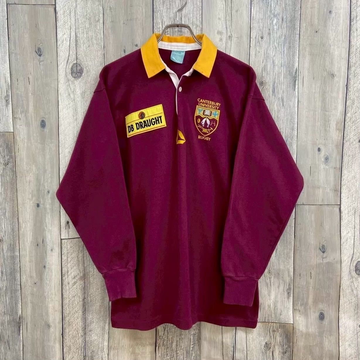 Suzuki ラガーシャツ 長袖 ユニフォーム ラグビー ビンテージ 80s