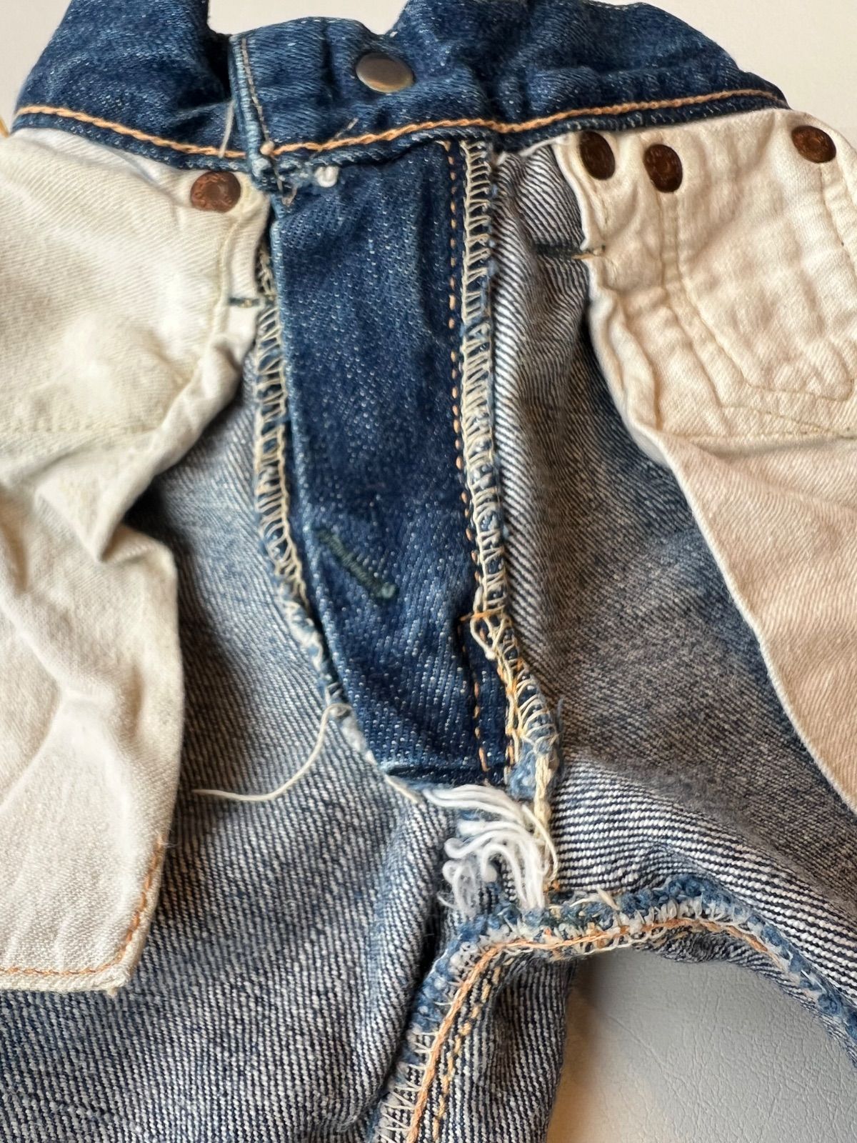 スペシャル/ 片面タブ】50's Levi's 503ZXX 47モデル 革パッチ AGE0