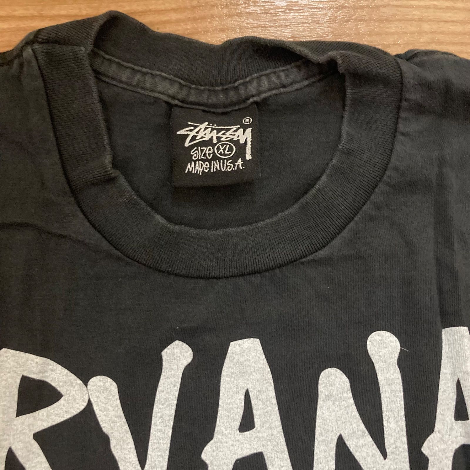 未着用美品 STUSSY Tシャツ Nirvana ニルヴァーナ Kirt Cobain カート