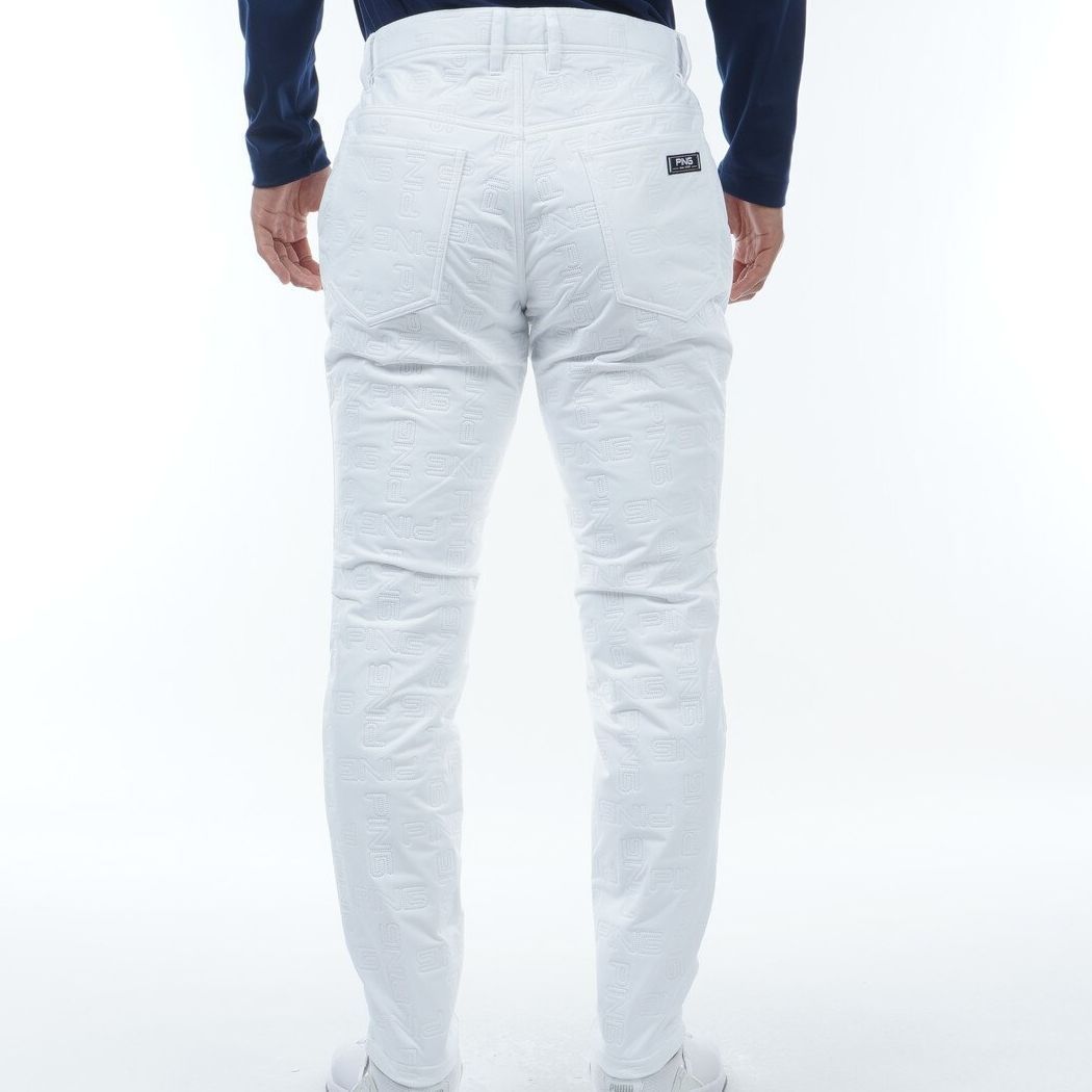 新品 ピン アパレル PING APPAREL ゴルフ 中綿パンツ モノグラム柄