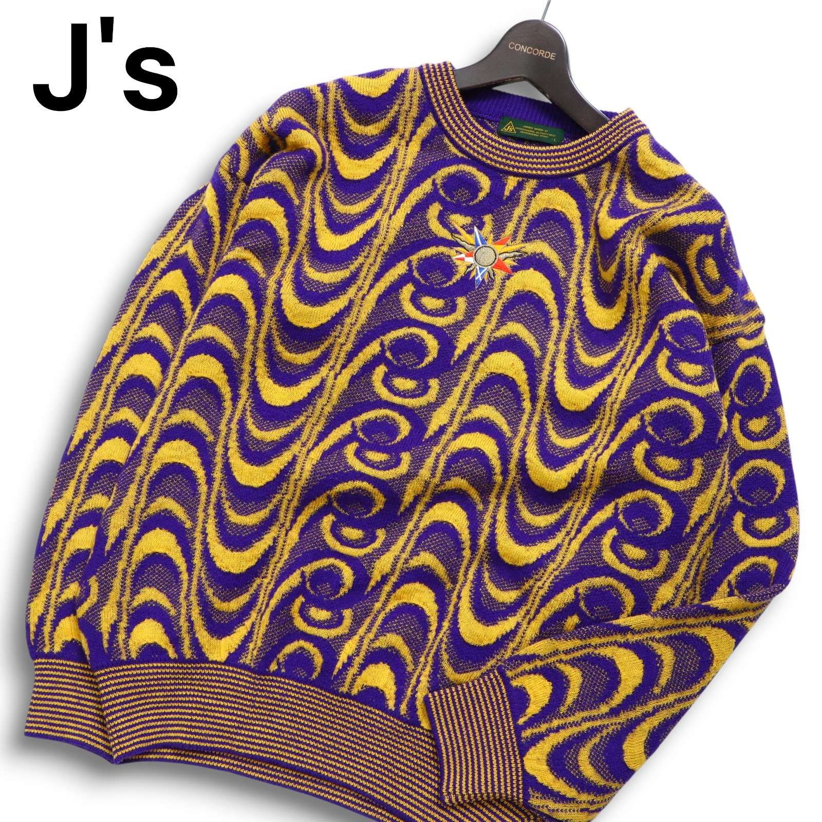 J's ジャンボ尾崎 ブリヂストン ゴルフ 秋冬 サイケデリック総柄