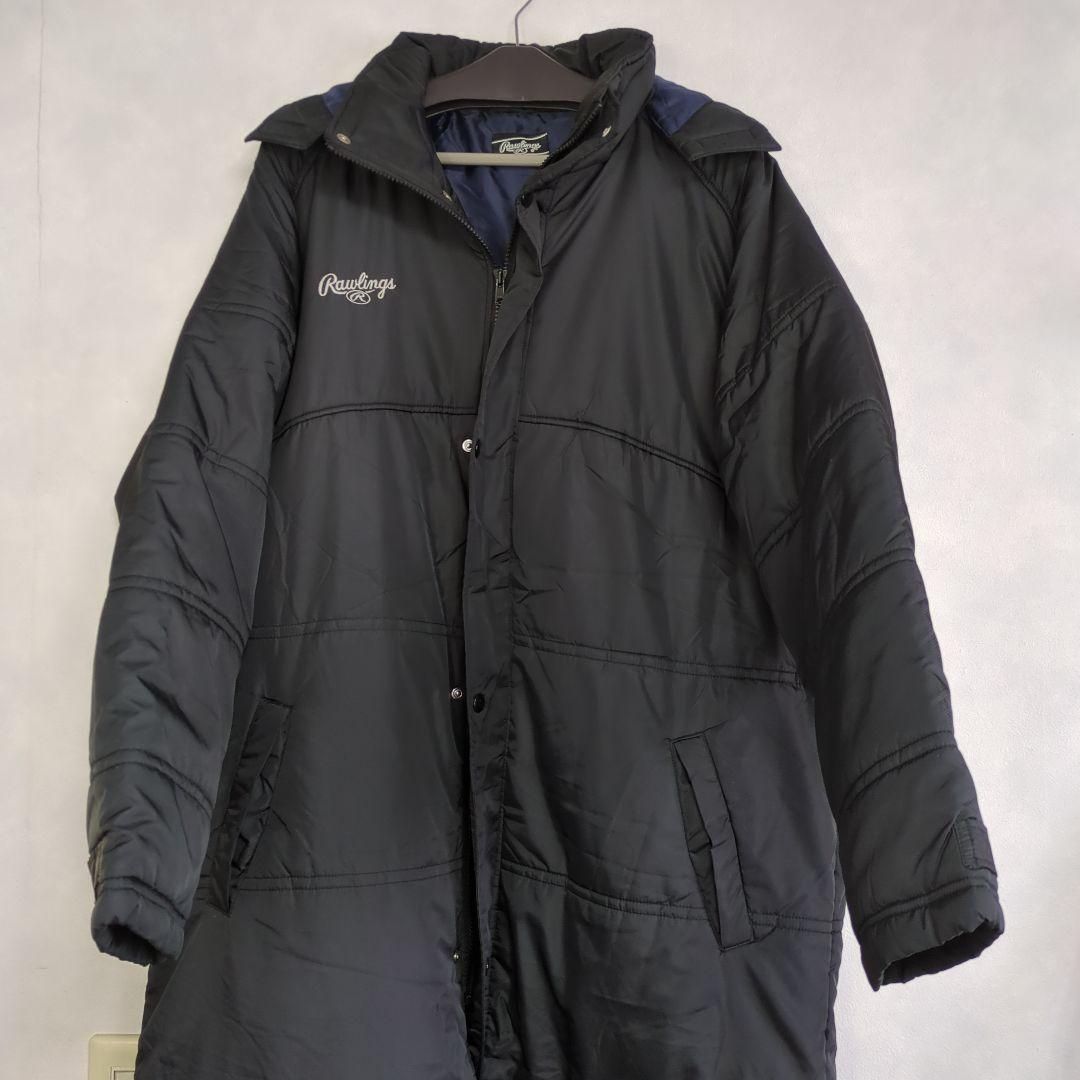 510-11-1 Rawlings ロングコート 着脱可フード付き - メルカリ