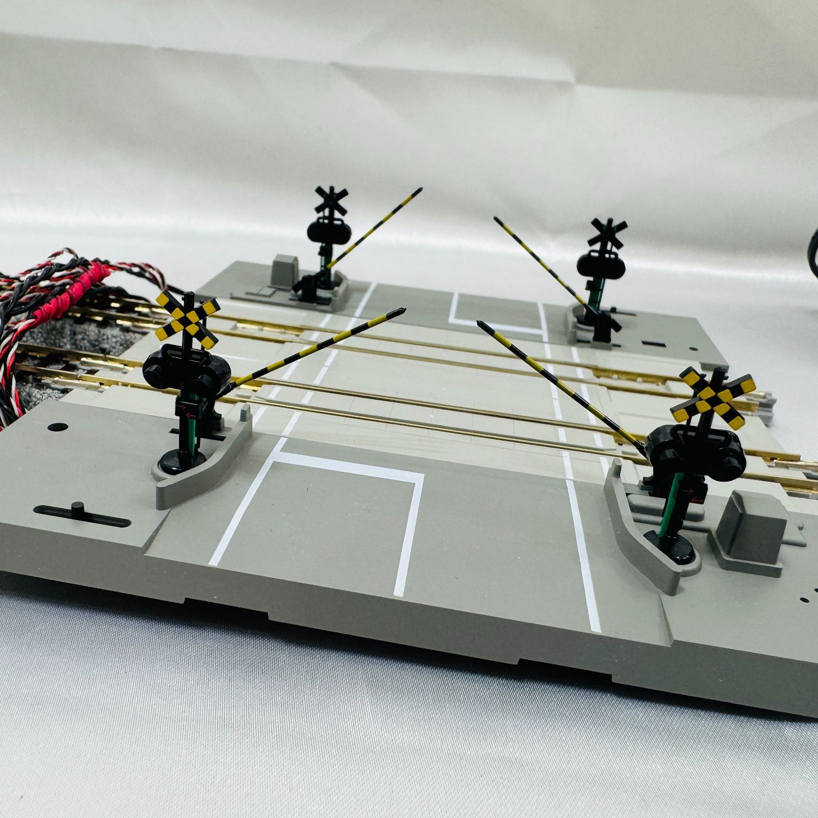 A【稼働品】KATO カトー 自動踏切S基本セット 20-652 鉄道模型 Nゲージ